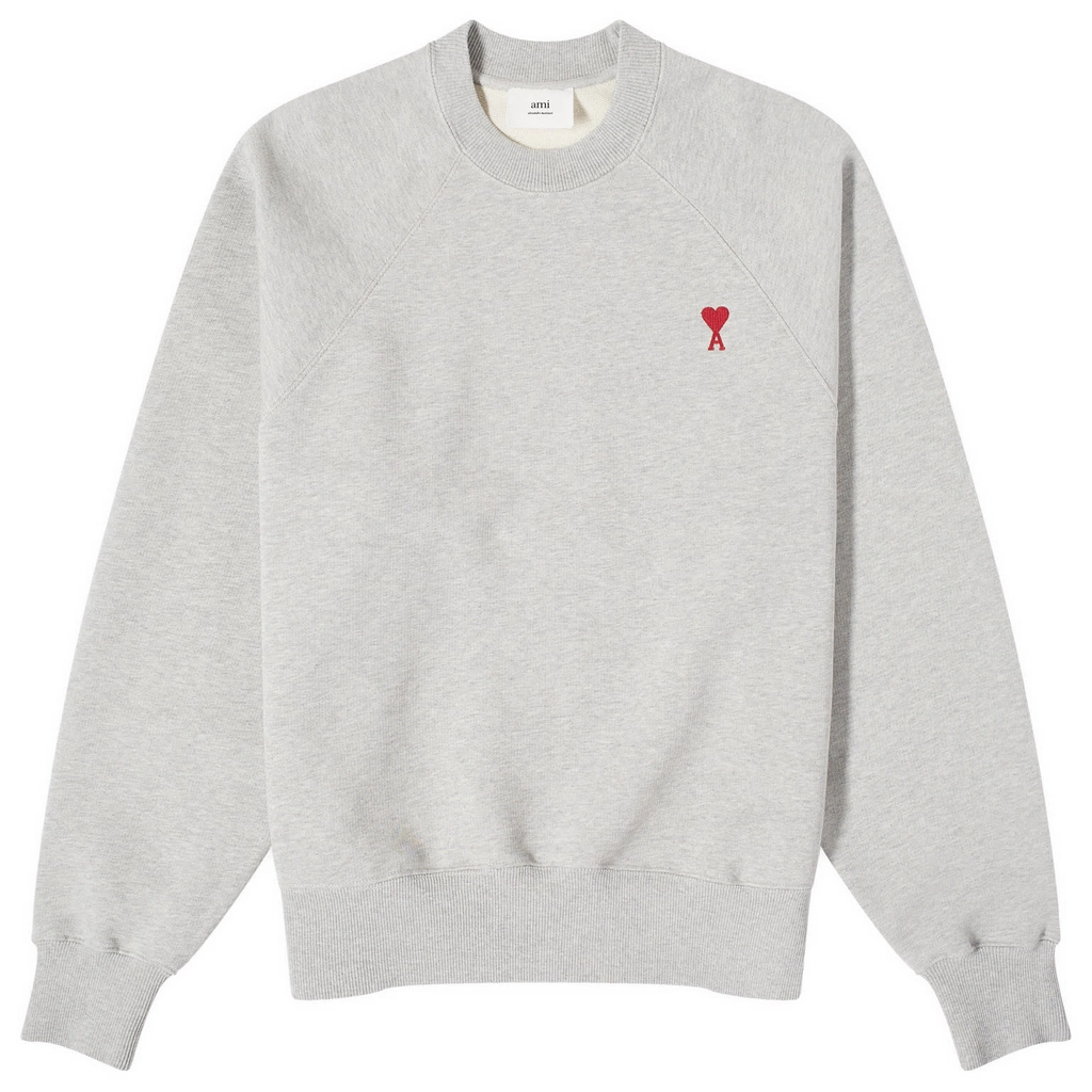 AMI Paris AMI Small ADC Crew Sweat Grey